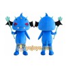 Blue Demon Mascot Costume Blue Demon Mascot Costume