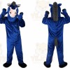 Blue Donkey Mascot Costume for Adult