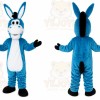 Blue Donkey Mole Mascot Costume
