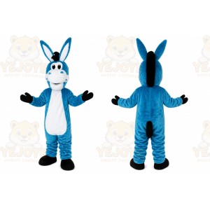 Blue Donkey Mole Mascot Costume