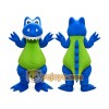 Blue Dragon Mascot Costume Blue Dragon Mascot Costume
