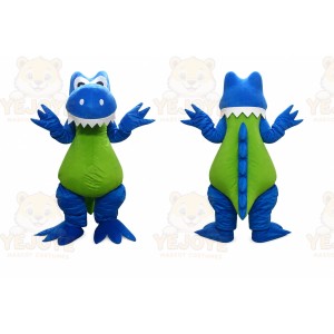 Blue Dragon Mascot Costume