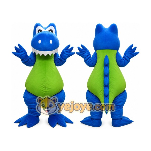 Blue Dragon Mascot Costume