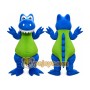 Blue Dragon Mascot Costume