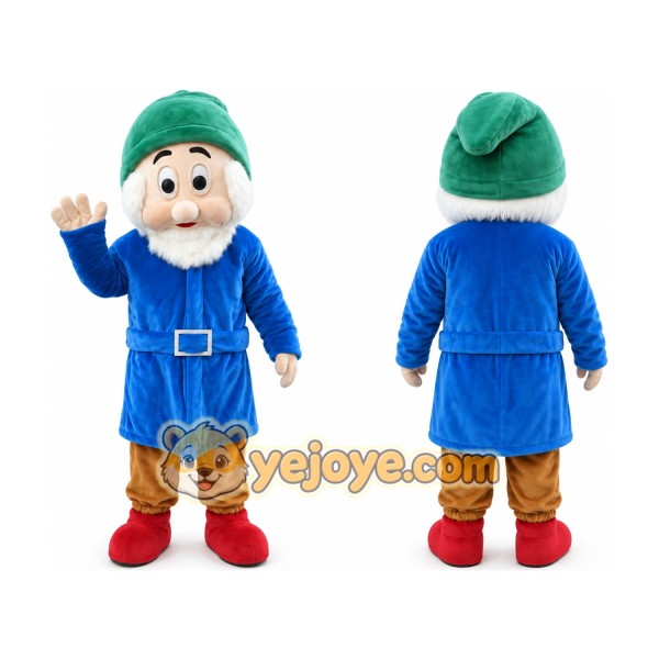 Blue Dwarf Mascot Costume