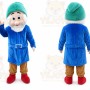 Blue Dwarf Mascot Costume