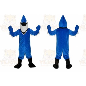 Blue Eagle Animal Mascot Costume