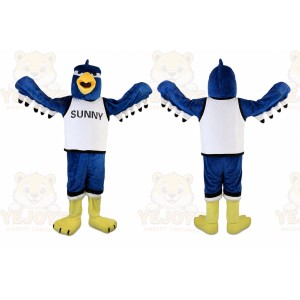 Blue Eagle Mascot Costume for Adult