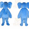 Blue Elephant Costume Cosplay Outfits Cartoon Mascot Costume