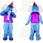 Blue Elephant Mascot Costume