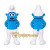Blue Elf Boy Mascot Costume Blue Elf Boy Mascot Costume
