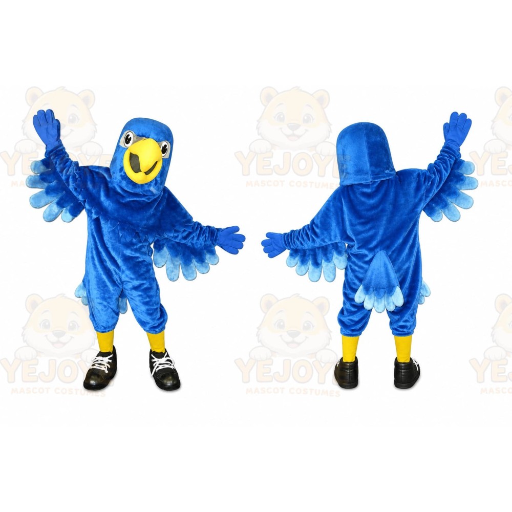 Blue Falcon Eagle Mascot Costume