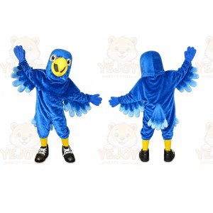 Blue Falcon Eagle Mascot Costume