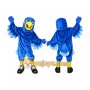 Blue Falcon Eagle Mascot Costume