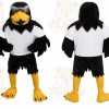 Blue Falcon Mascot Costume Cartoon Character Eagle Bird