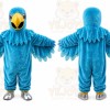 Blue Falcon Mascot Costume Eagle _ Hawk
