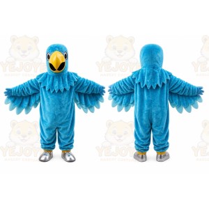 Blue Falcon Mascot Costume Eagle _ Hawk