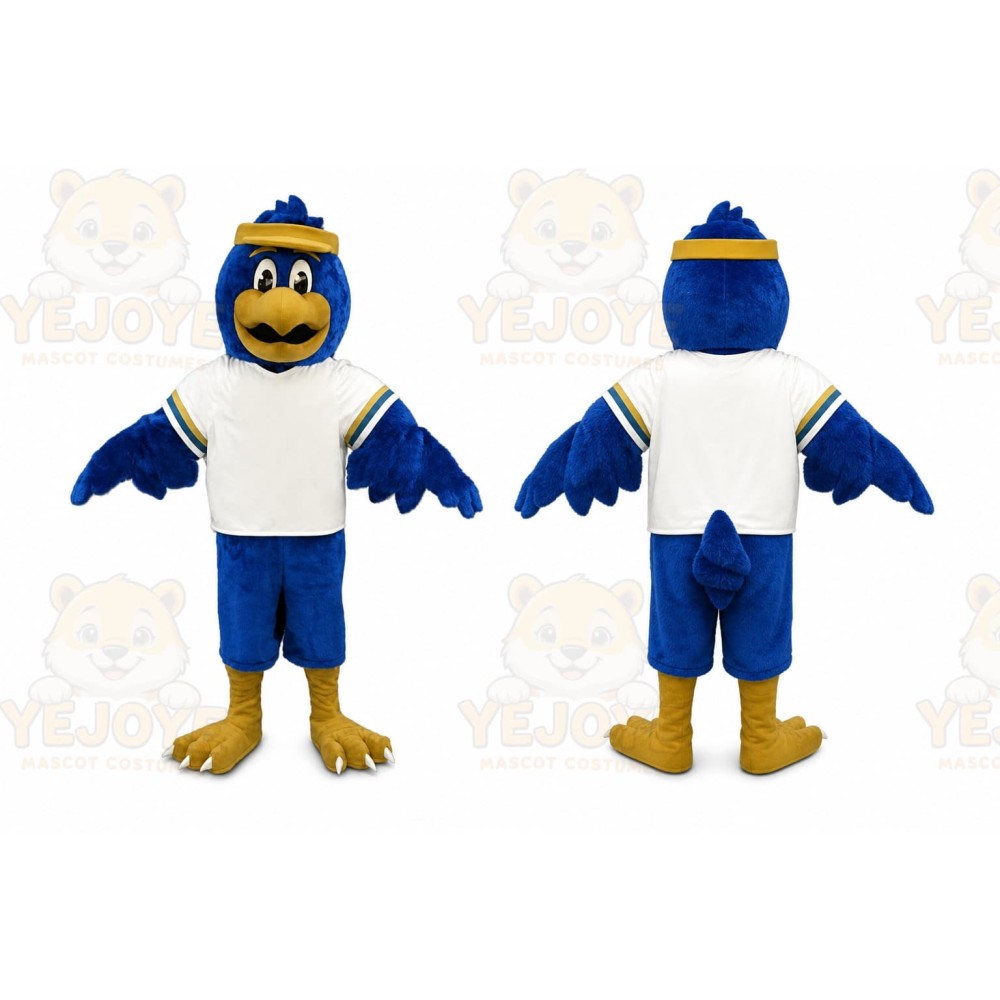 Blue Falcon Mascot Costume