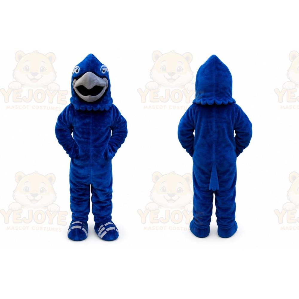 Blue Falon Mascot Costume Eagle _ Hawk