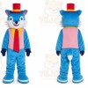 Blue Fox Mascot Costume Cosplay Party
