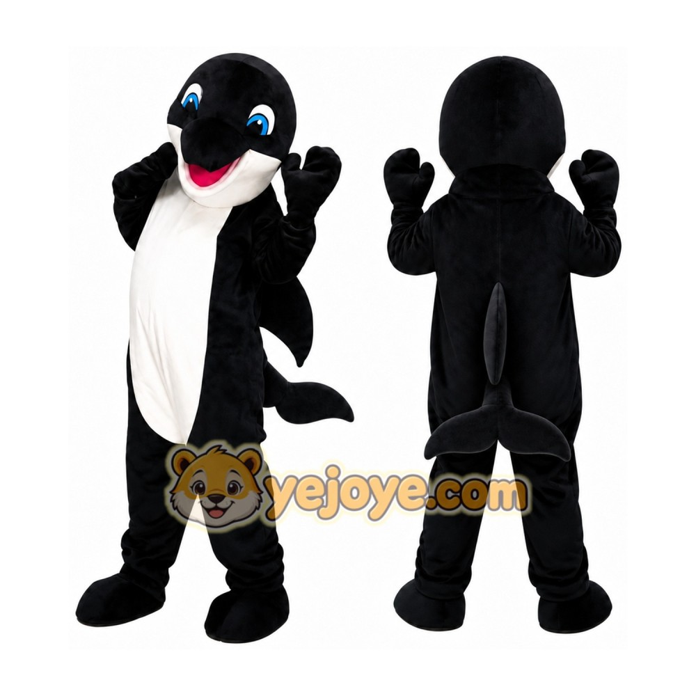 Blue Gray Dolphin Cartoon Mascot Costume Blue Gray Dolphin Cartoon Mascot Costume