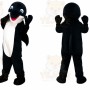 Blue Gray Dolphin Cartoon Mascot Costume