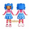 Blue Hair Little Girl Mascot Costume Blue Hair Little Girl Mascot Costume