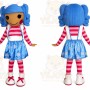 Blue Hair Little Girl Mascot Costume