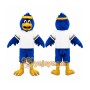 Blue Hawk Mascot Costume Eagle _ Falcon