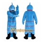 Blue Hippocampus Mascot Costume for Adult