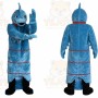 Blue Hippocampus Mascot Costume for Adult