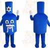 Blue House Mascot Costume for Adult