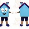 Blue House Mascot Costume
