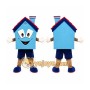 Blue House Mascot Costume