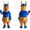 Blue Kangroo Mascot Costume