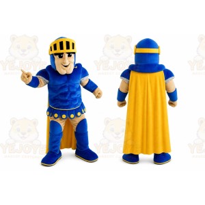 Blue Knight Mascot Costume Spartan Trojan Cotume