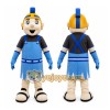 Blue Knight Mascot Spartan Trojan Mascot Costume Blue Knight Mascot Spartan Trojan Mascot Costume