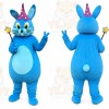 Blue Magic Rabbit Mascot Costume for Adult
