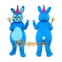 Blue Magic Rabbit Mascot Costume for Adult