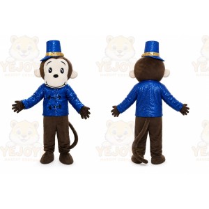 Blue Monkey Mascot Costume