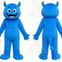 Blue Monster Mascot Costume
