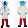 Blue Mouse Mascot Costume for Adult