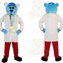 Blue Mouse Mascot Costume for Adult