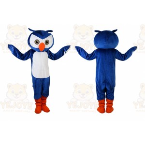 Blue Owl Mascot Costume for Adult