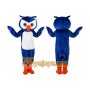 Blue Owl Mascot Costume for Adult