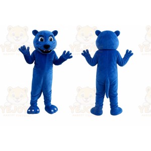 Blue Panther Lion Mascot Costume