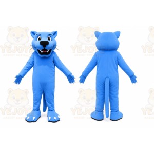 Blue Panther Mascot Costume