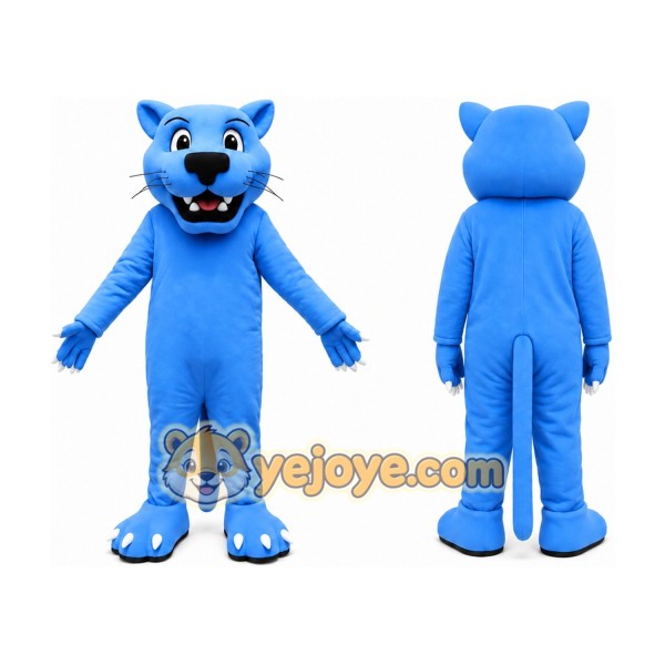 Blue Panther Mascot Costume