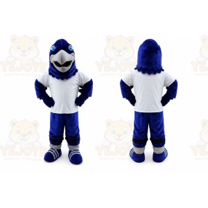 Blue Plush Eagle _ Falcon _ Hawk Mascot Costume