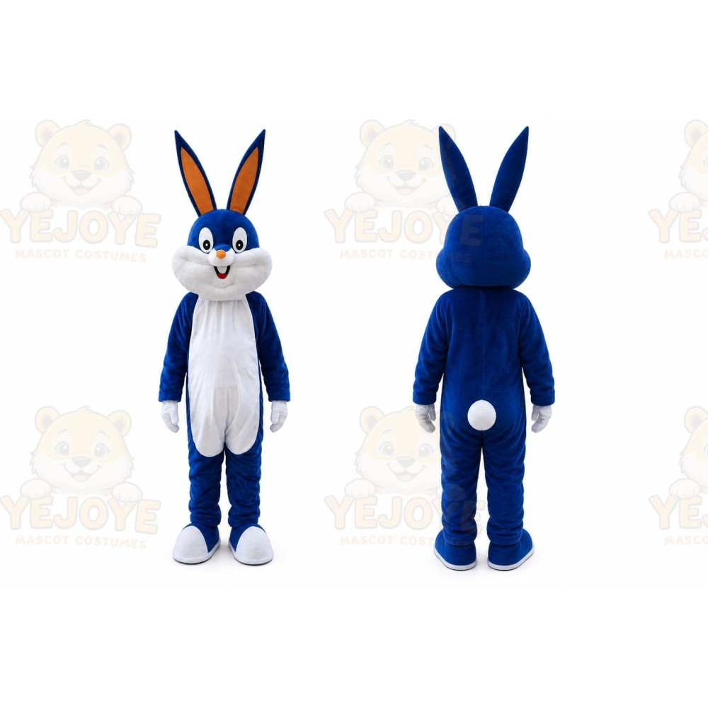 Blue Rabbit Bunny Mascot Costume